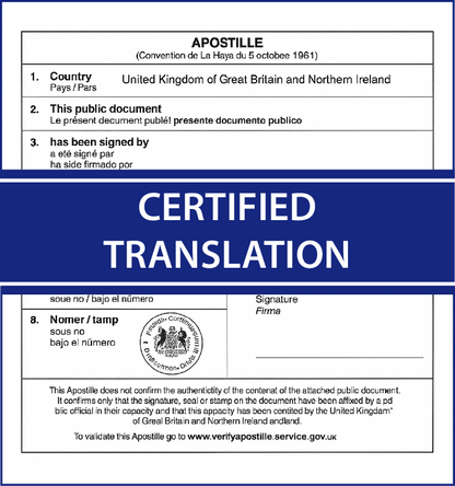 Certified translations and sworn translations